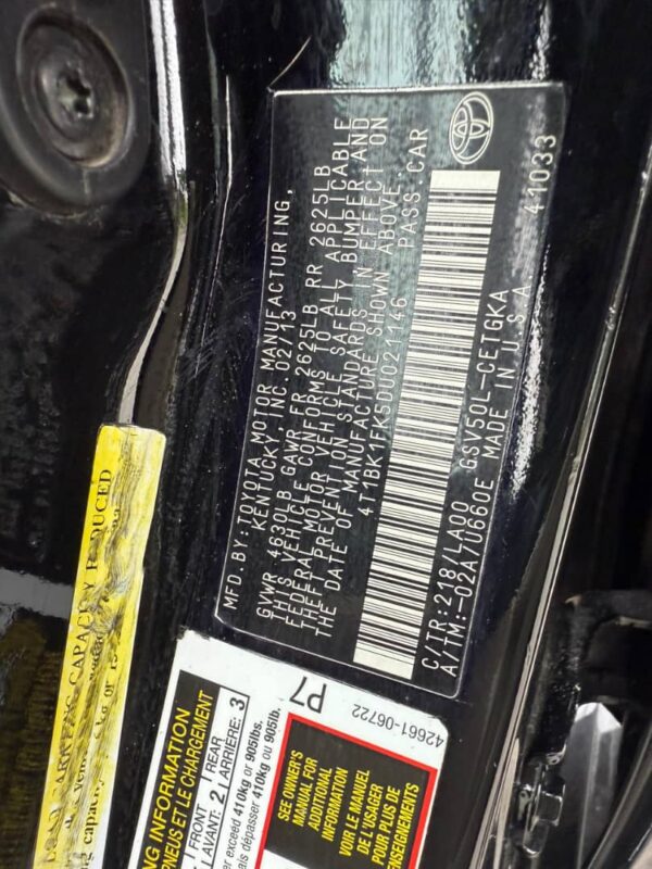 Camry XLE - Image 7