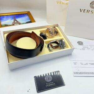 Black Gianni Versace Men's Belt