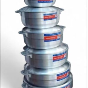 6 Set of Metal Steel Pot