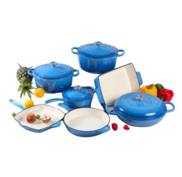 Set of pots- Blue and White
