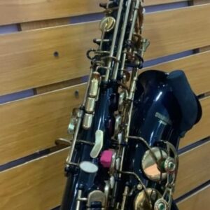 Black and gold sax