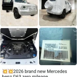 2026 BRANDNEW MERCEDES BENZ G63 ZERO MILEAGE PRICE #651,000,000