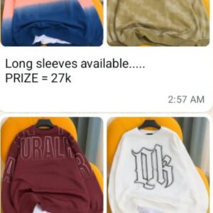 HIGH QULITY LONG SLEEVE PRICE #27,000