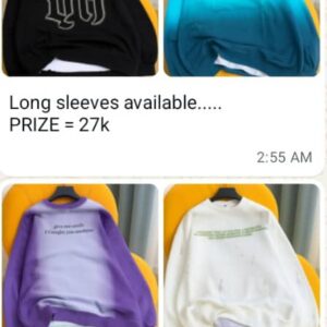 HIGH QULITY LONG SLEEVE PRICE #27,000