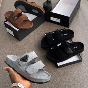 Sweet Prada slippers now available 😍😍  Size 40 to 46🔥  Price = 55k✅