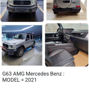 G63 AMG MECEDES BENZ MODEL= 2021  PRICE #350,000,000