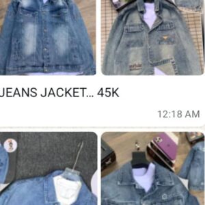 JEANS JACKET PRICE #45,000