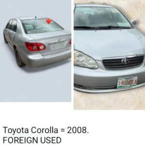 TOYOTA COROLA FOREIGNUSE PRICE #11,000,000