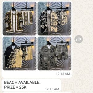 BEACH WEAR PRICE #25,000 EACH