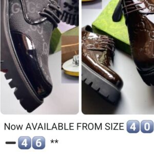 MEN SHOES  SIZES 40 - 46 PRICE #195,000 EACH
