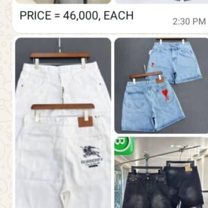 JEANS SHORT PRICE #46,000